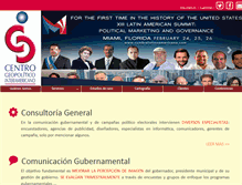Tablet Screenshot of centrogeopolitico.com